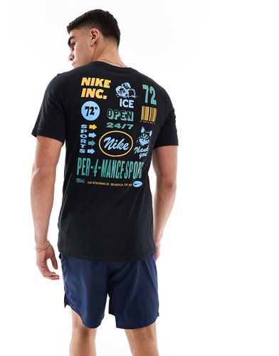 T-shirt en tissu Dri-FIT avec imprimé au dos - Nike Training - Modalova