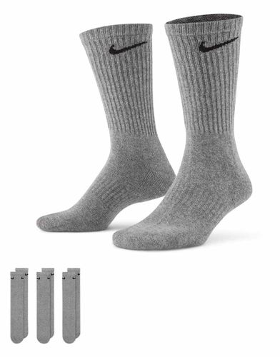 Everyday - Lot de 3 paires de chaussettes rembourrées - Nike Training - Modalova