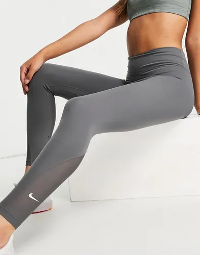 One - Legging 7/8 à taille mi-haute en tissu Dri-FIT - Nike Training - Modalova