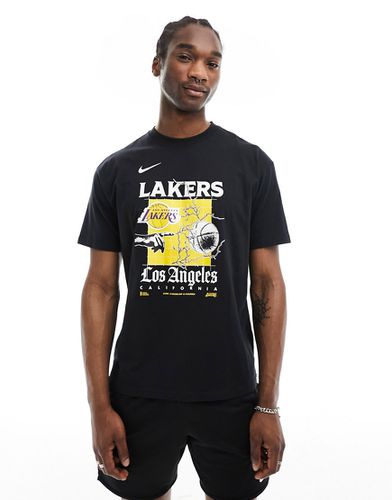 NBA LA Lakers - T-shirt unisexe à motif graphique - Nike Basketball - Modalova