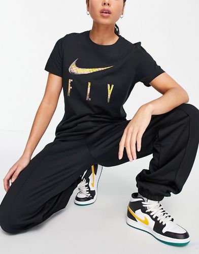Fly - T-shirt à logo virgule imprimé serpent - Nike Basketball - Modalova