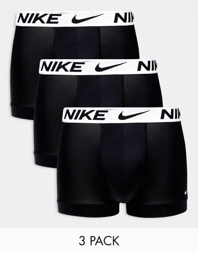 Dri-Fit Essential - Lot de 3 boxers en microfibre à taille blanche - Nike - Modalova