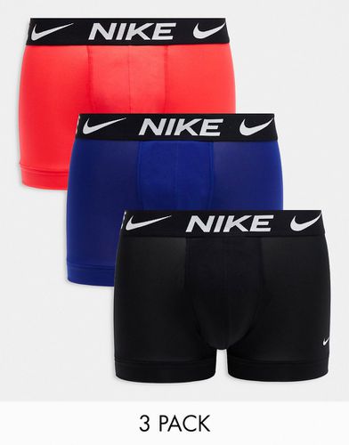 Dri-FIT Essential - Lot de 3 boxers en microfibre - Bleu marine/rose/noir - Nike - Modalova