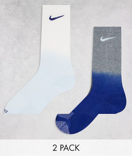 Everyday Plus - Lot de 2 paires de chaussettes rembourrées - Nike - Modalova