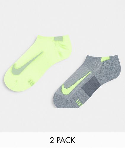 Multiplier - Lot de 2 paires de chaussettes unisexes - et volt - Nike Running - Modalova