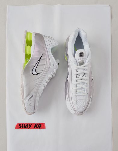 Shox R4 - Baskets - Blanc et métallisé - Nike - Modalova