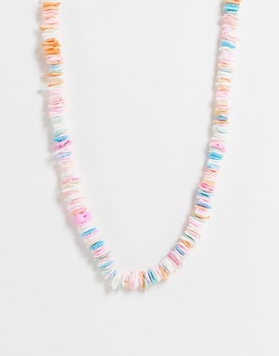 Collier à perles fantaisie style fragments - Rose et - South Beach - Modalova