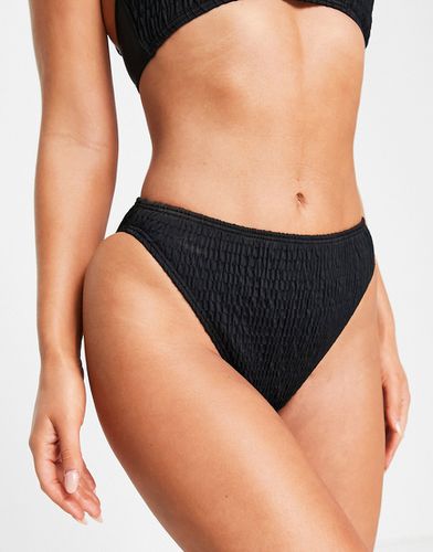 Exclusivité - Mix and Match - Bas de bikini froncé à taille haute - South Beach - Modalova