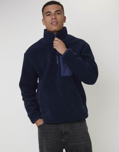 Veste  col zipp en imitation peau de mouton - South Beach - Modalova