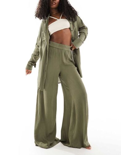 Southbeach - Pantalon de plage oversize - Olive - South Beach - Modalova