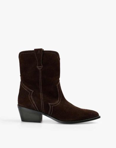 Bottines style western - Marron - Scalpers - Modalova