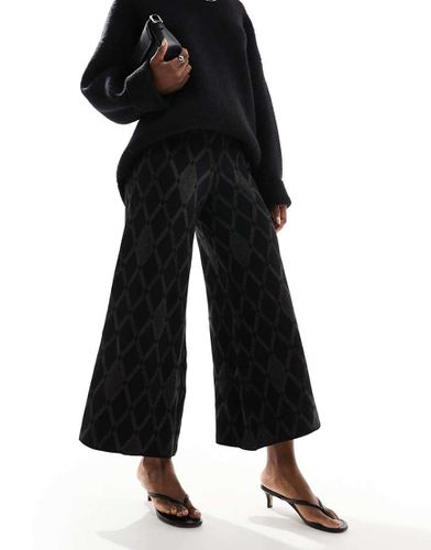 Pantalon d'ensemble en maille à losanges - Scalpers - Modalova