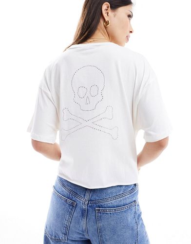 T-shirt avec motif tête de mort au dos - Scalpers - Modalova