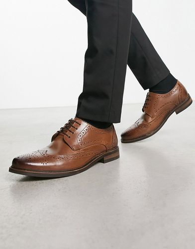 Rowland - Chaussures richelieu en cuir - Fauve - Schuh - Modalova
