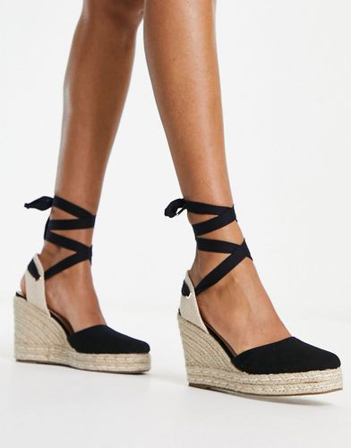 Venus - Espadrilles compensées à bout fermé - Noir - Schuh - Modalova