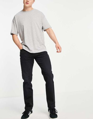 Jean droit en coton mélangé - - BLACK - Selected Homme - Modalova