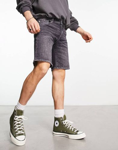 Short en denim de coton mélangé - délavé - Selected Homme - Modalova