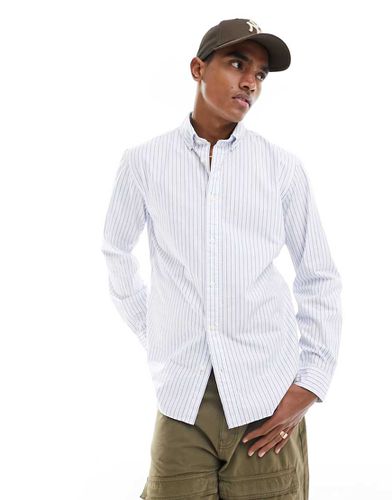 Slimrick - Chemise en popeline à rayures - Selected Homme - Modalova