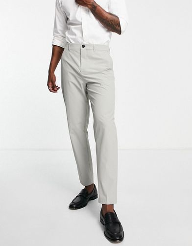 Pantalon de costume slim en tissu technique - clair - Selected Homme - Modalova