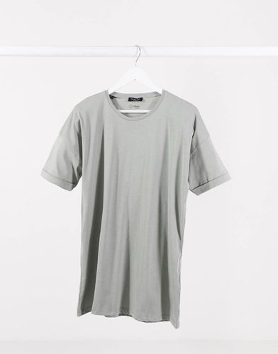 T-shirt oversize décontracté - Kaki - Selected Homme - Modalova