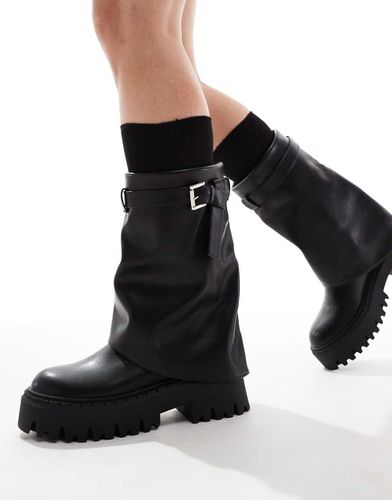 Bottes chunky repliées - Seqwl - Modalova