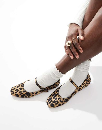 Ballerines avec naud  motif lopard - Seqwl - Modalova