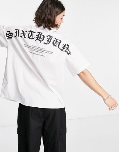 Chemise avec imprimé gothique au dos - Sixth June - Modalova