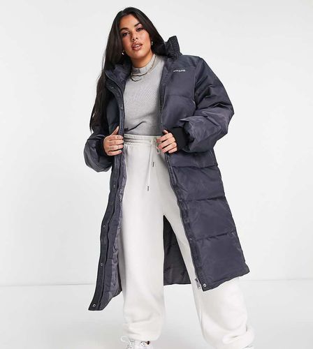 Doudoune longue oversize avec doublure logo - Sixth June Plus - Modalova