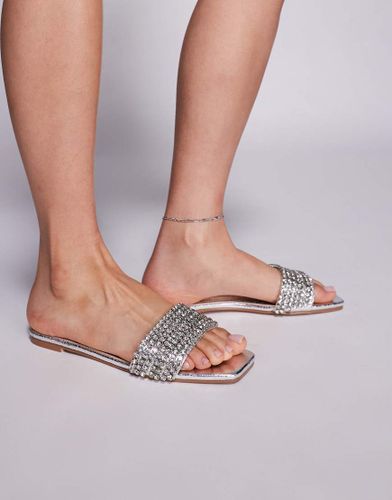 SIMMI London - Paison - Sandales plates  strass - mtallis - Simmi Shoes - Modalova