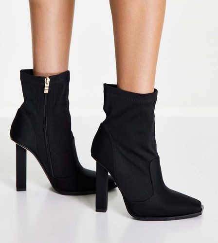 Simmi London - Pointure large - Bottines souples à talon - Simmi London Wide Fit - Modalova