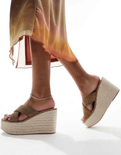 Jelisa-R - Espadrilles avec bride ornementée - Bronze - Steve Madden - Modalova