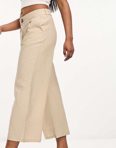 Pantalon jupe-culotte habillé - Taupe - Stradivarius - Modalova