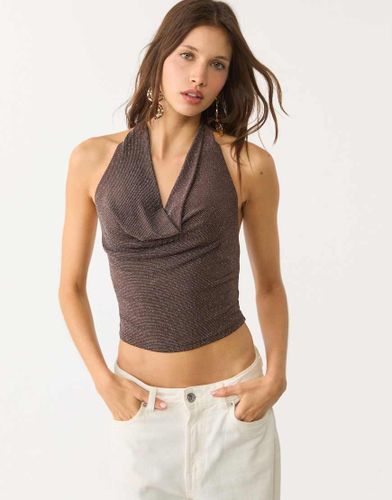 Top dos nu  paillettes - Stradivarius - Modalova