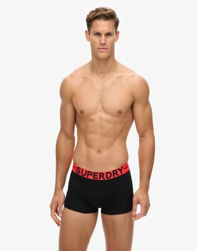 Lot de 3 boxers - /noir/noir ray - Superdry - Modalova