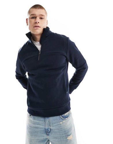 Sweat technique large à col zippé - foncé - Superdry - Modalova