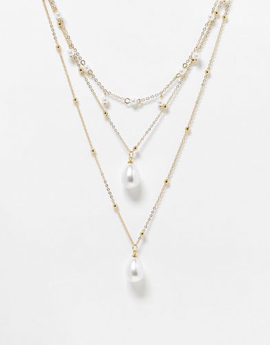 Collier multi-rangs orné de perles - Svnx - Modalova