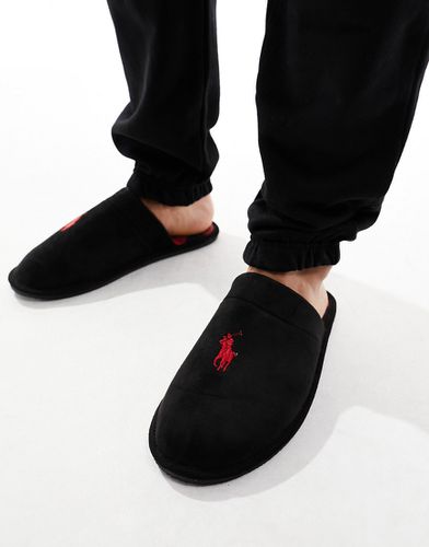 Chaussons avec logo rouge - Polo Ralph Lauren - Modalova