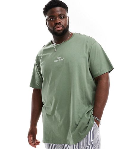 Big & Tall - T-shirt classique oversize avec logo au centre - moyen - Polo Ralph Lauren - Modalova