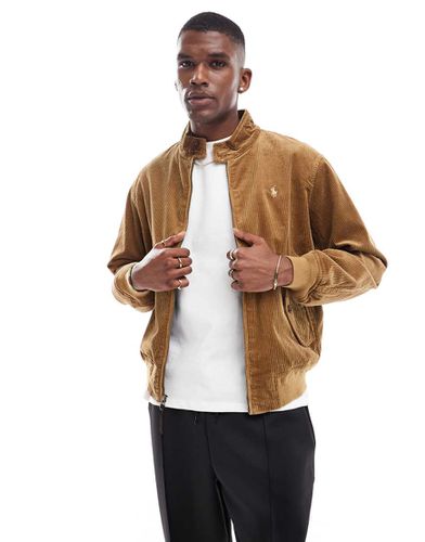 Blouson Harrington en velours côtelé avec logo - Fauve - Polo Ralph Lauren - Modalova