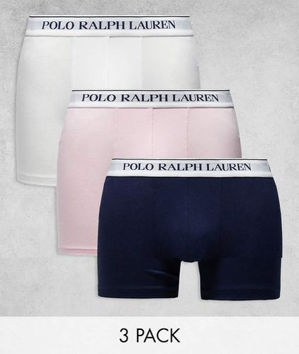 Lot de 3 boxers à taille griffée - Polo Ralph Lauren - Modalova