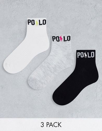 Lot de 3 paires de chaussettes - Polo Ralph Lauren - Modalova