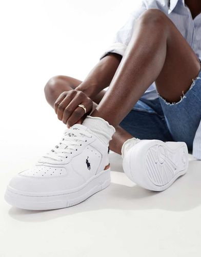 Masters Court - Baskets en cuir avec logo - Polo Ralph Lauren - Modalova