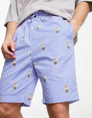 Short confort en tissu avec logo ours sur l'ensemble - Polo Ralph Lauren - Modalova