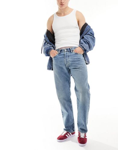 Sport Capsule - Jean droit coupe classique avec poche à logo - Bleu clair délavé - Polo Ralph Lauren - Modalova