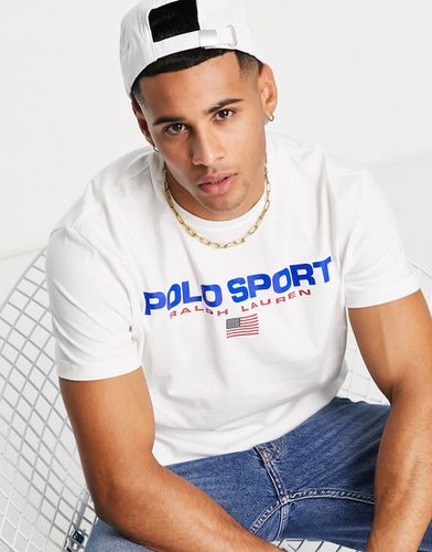 T-Shirt Polo Ralph Lauren Sport Blanc Homme