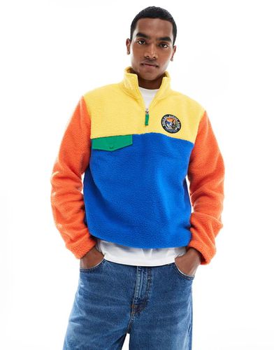 Sweat classique oversize en polaire color block style vintage - multicolore - Polo Ralph Lauren - Modalova