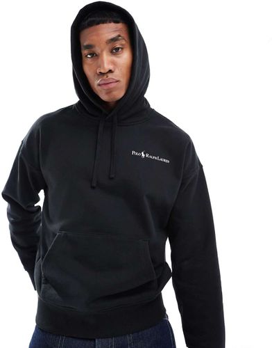 Sweat à capuche en molleton épais avec inscription logo - Polo Ralph Lauren - Modalova