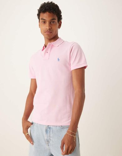 Polo ajust en piqu  logo emblmatique - clair - Polo Ralph Lauren - Modalova