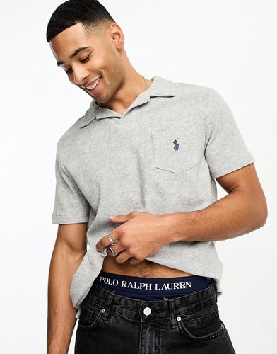 Polo d'ensemble en coton éponge avec poche à logo emblématique - chiné - Polo Ralph Lauren - Modalova