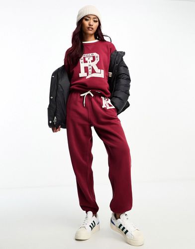 Pantalon de jogging d'ensemble à logo style universitaire - Polo Ralph Lauren - Modalova